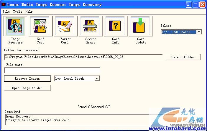 《Lexar ImageRescue 2.0》图片数据恢复